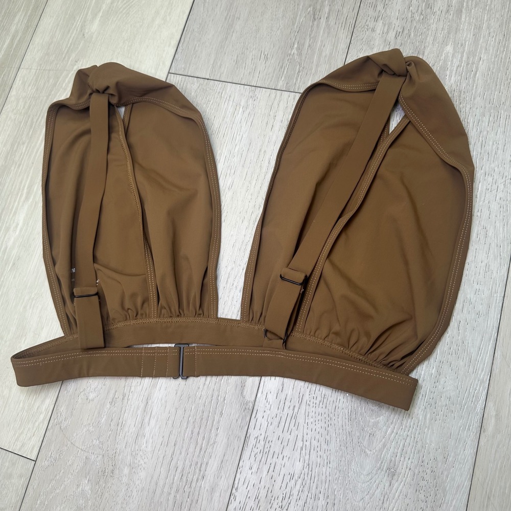 Bumpsuit The Eddie swim top chestnut maternity swim top bathing suit XL‎ brown - Picture 8 of 9